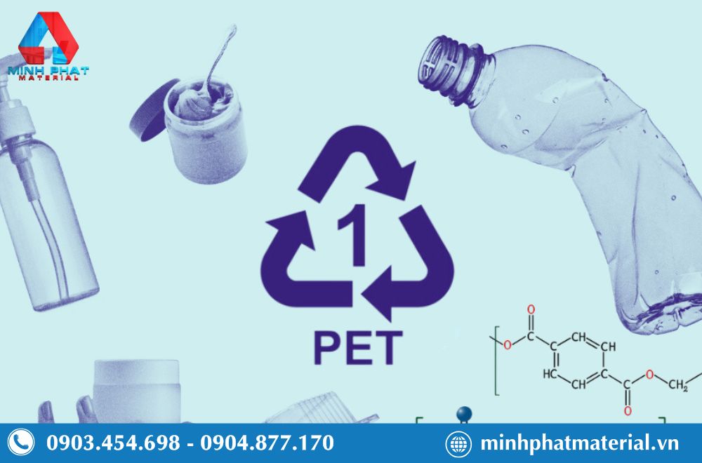 Nhựa PET/PETE thường được dùng để chế tạo vỏ chai dầu gội, sữa tắm, nước súc miệng