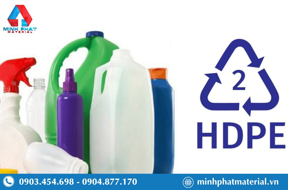 Nhựa HDPE hay HDP được dùng để làm lọ thuốc, chai/lọ đựng mỹ phẩm