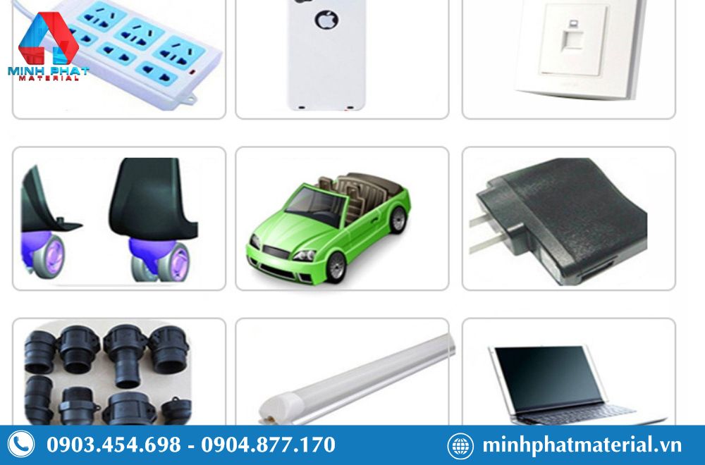 Nhựa ABS được ứng dụng rộng rãi trong nhiều lĩnh vực trong đời sống