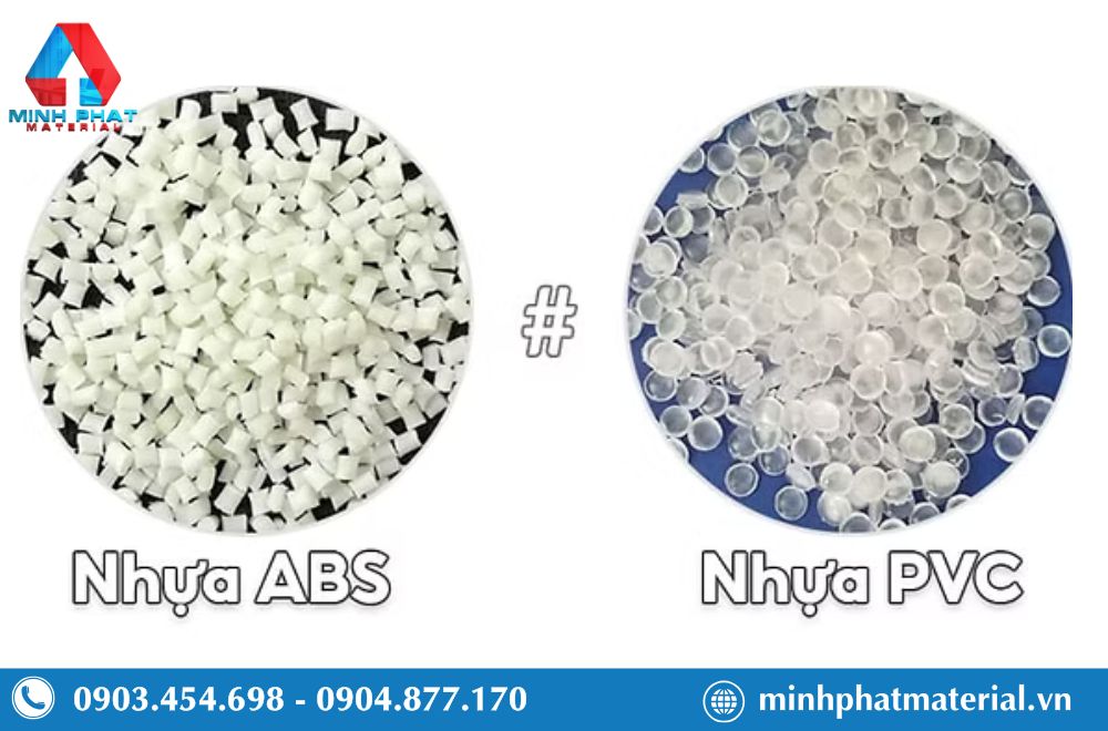 So sánh nhựa ABS và PVC