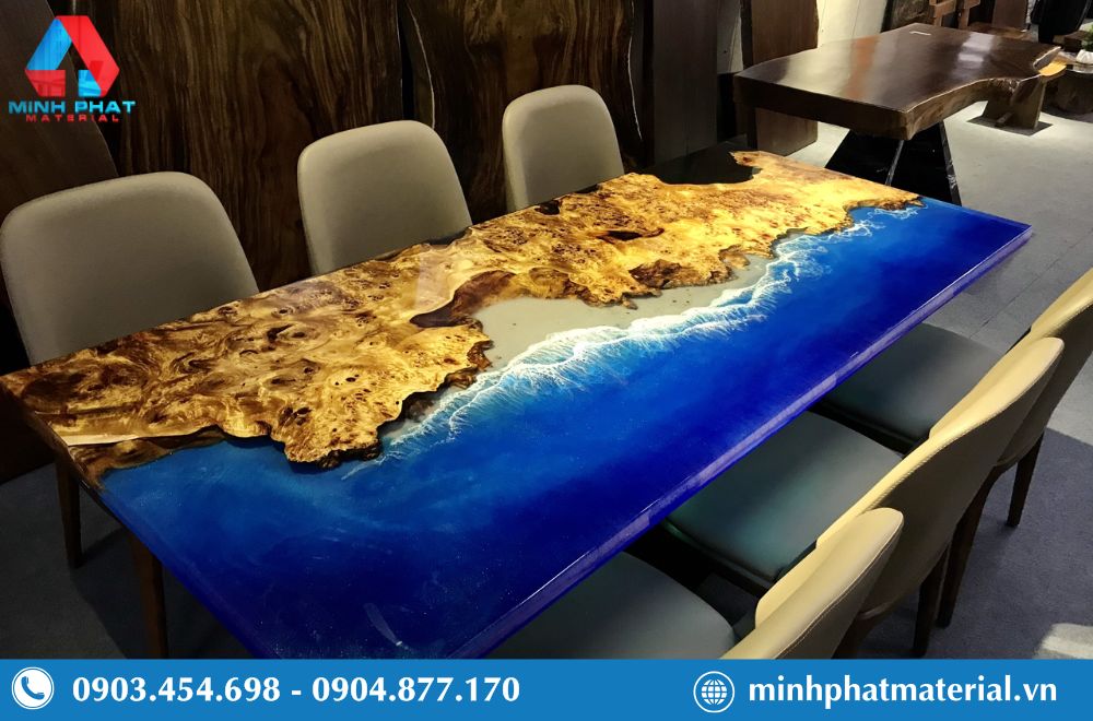 Nhựa Epoxy được dùng để làm đồ nội thất