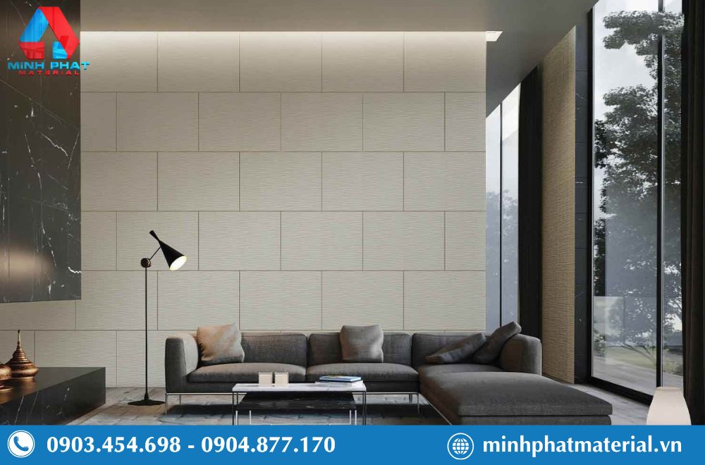 Nhựa Mica được ứng dụng làm ốp tường trang trí nội thất