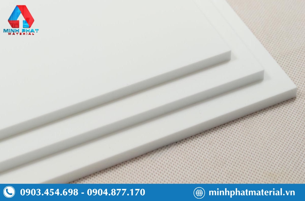 Nhựa Mica trắng sữa được sản xuất từ nhựa acrylic