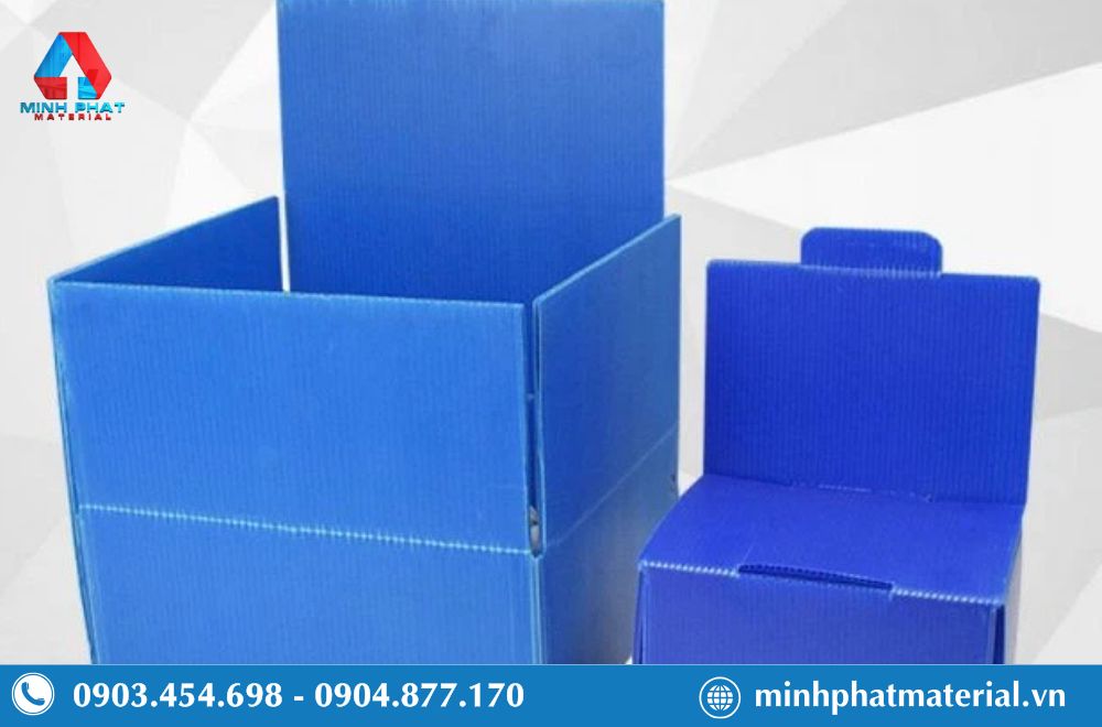 Ứng dụng của tấm nhựa PP xanh dương trong thực tế