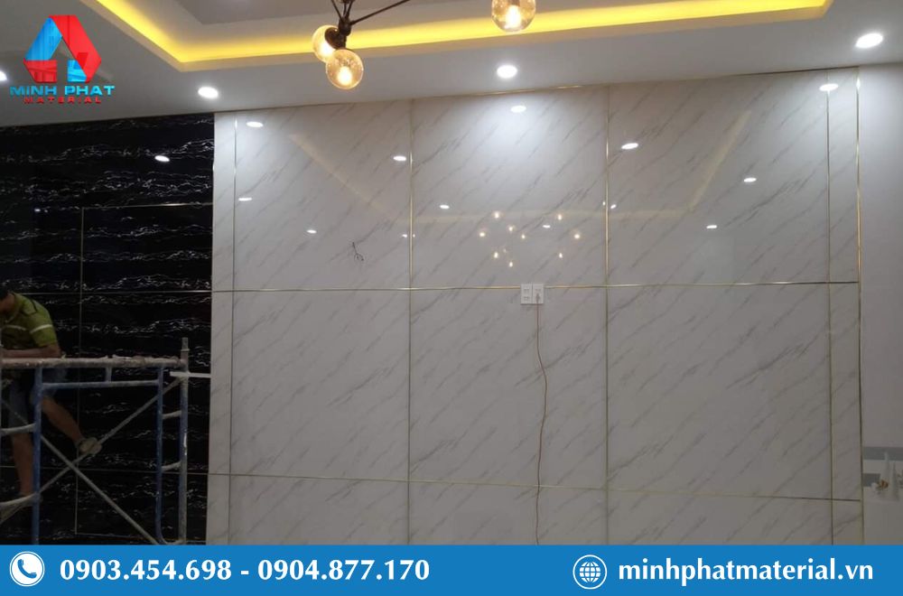 Tấm nhựa PVC vân đá