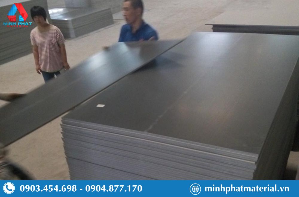 Các ứng dụng thực tế của tấm nhựa PVC màu ghi xám