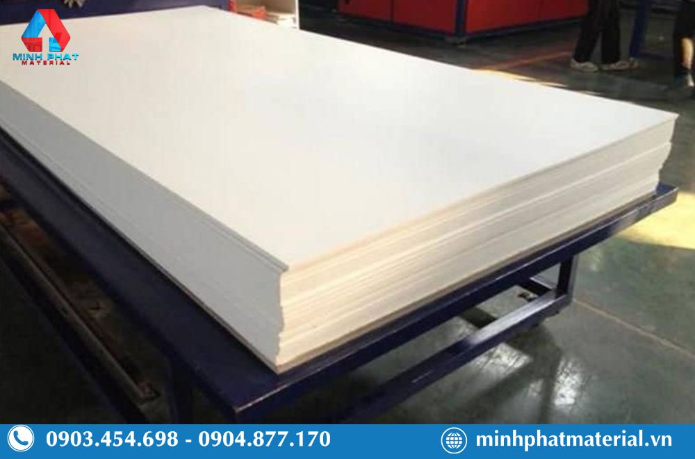 Ứng dụng của tấm nhựa PVC màu trắng