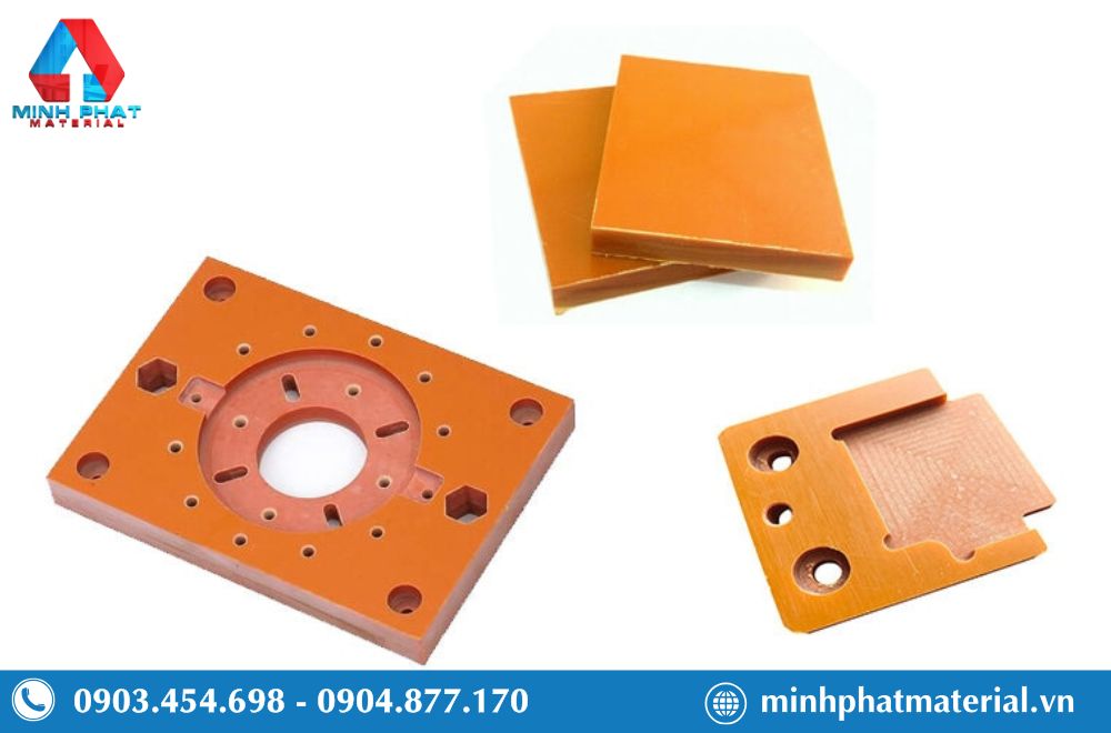 Phíp cam Bakelite Phenolic cách nhiệt tốt trong môi trường điện áp cao
