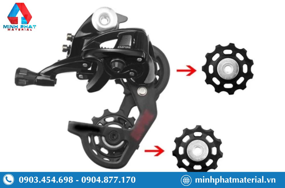 Thanh nhựa POM được ứng dụng sản xuất bánh răng xe đạp